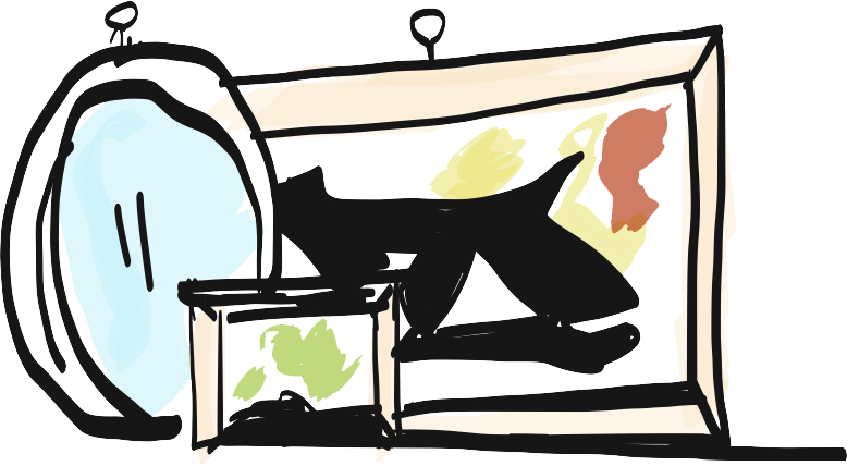 Hang a Mirror, Painting