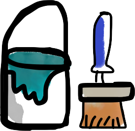 Paint a room or two walls